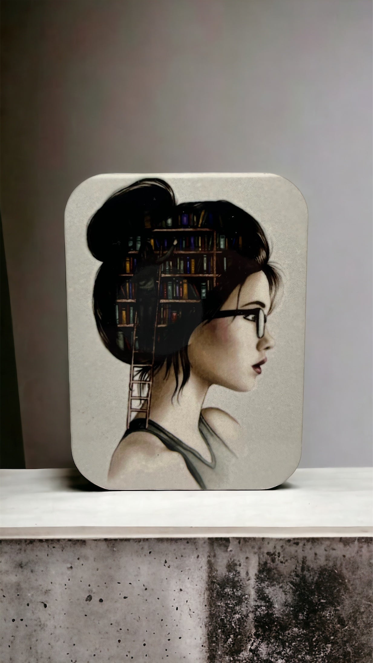 “Book Girl” Magnet