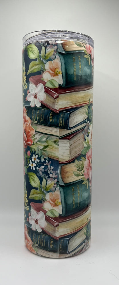 “Easily Distracted by Books” 20oz Steel Tumbler