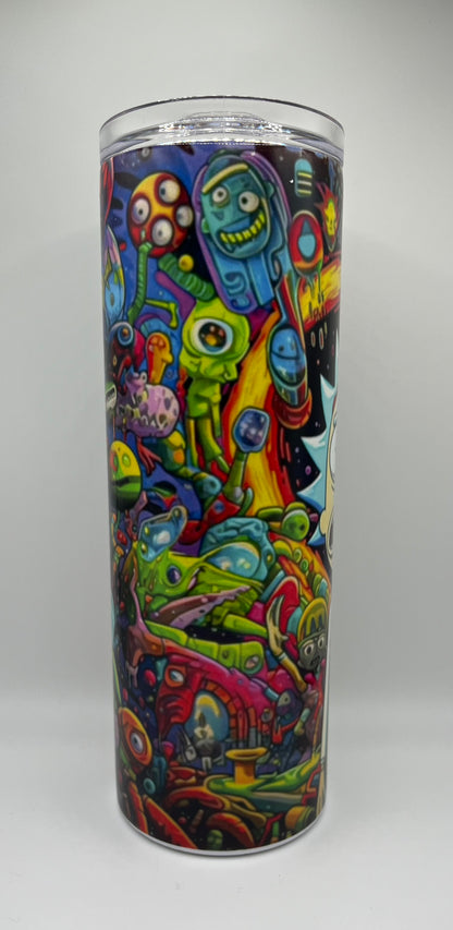 R&M Wrapped 20oz Steel Tumbler